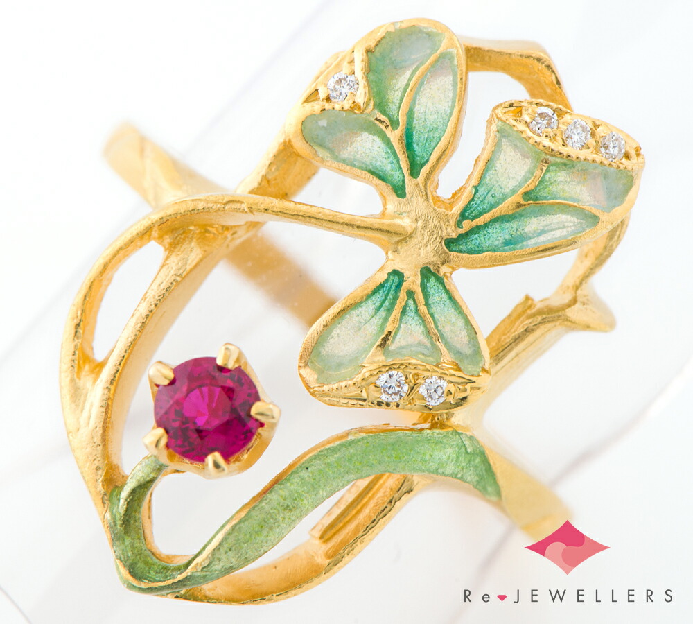 楽天市場】マリエラ マリエラ エナメル(七宝) 鳥モチーフ ダイヤモンド  