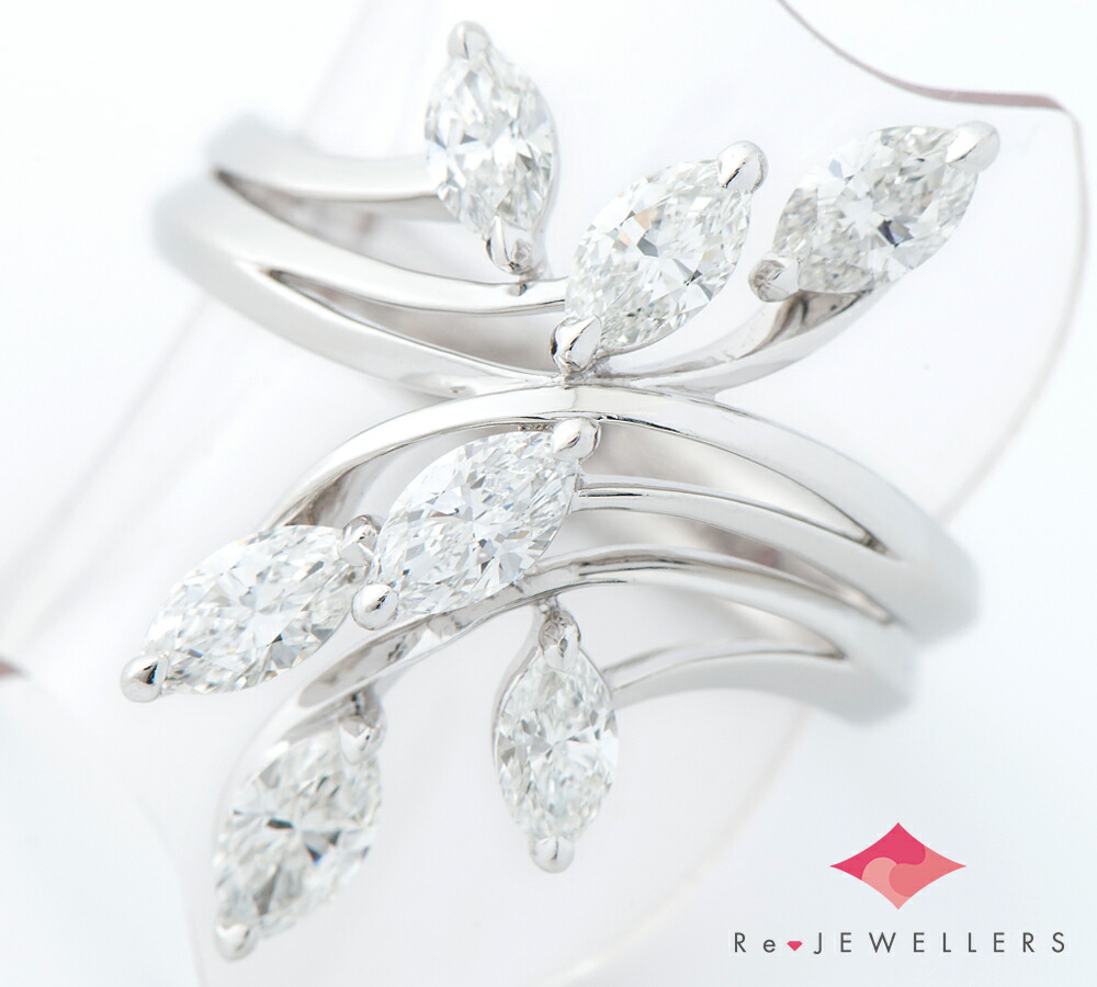 カシケイ 三越 ダイヤモンド計2.00ct プラチナ950 20号 リング・指輪【中古】（2200000450661）