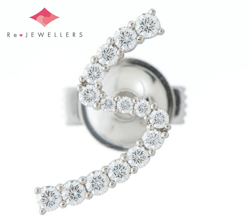 楽天市場】【緑屋質屋】ギメル イニシャルダイヤピンブローチ “M