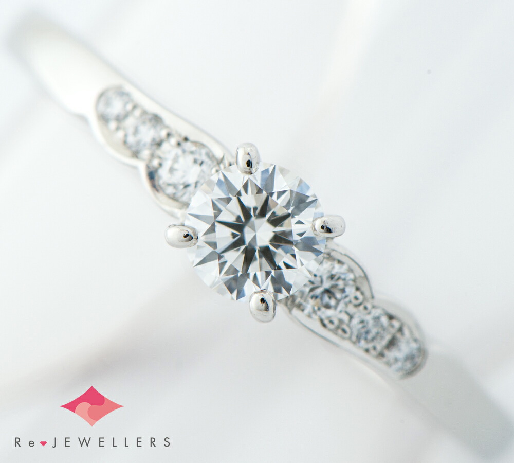 楽天市場】俄 ダイヤモンド リング 0.24ct Pt950 花麗 HANAURARA