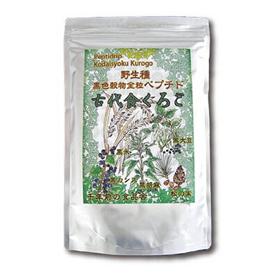 <br>古代食くろご 800g　1袋<br>黒い野生種　ペプチドリップ製法 【北海道・東北・沖縄　レターパック発送】