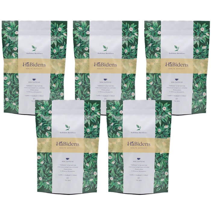 正規販売店 ハービデンスハーブティープラス 31包入り 5袋 HaBidens HerbTea+ 宮古ビデンスピローサ茶 (旧商品名:ハービデンスハーブティー)リニューアル≪飲みやすい美容健康茶≫|ビューストア