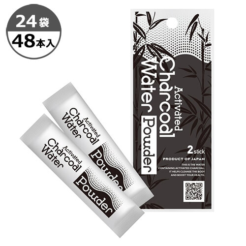 アクティブ チャコール ウォーター パウダー 24袋入り　2箱セット charcoal-powder-24.jpg