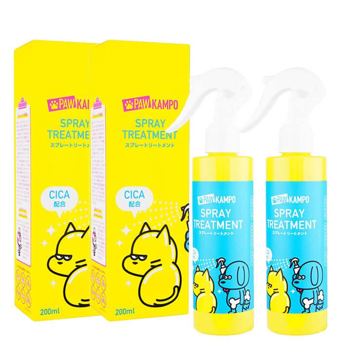 正規販売店 Pawkampo スプレートリートメント 200ml 2本 ペット用スプレートリートメント パウカンポー 【到着日時・時間指定不可商品】【FTL国内出荷】