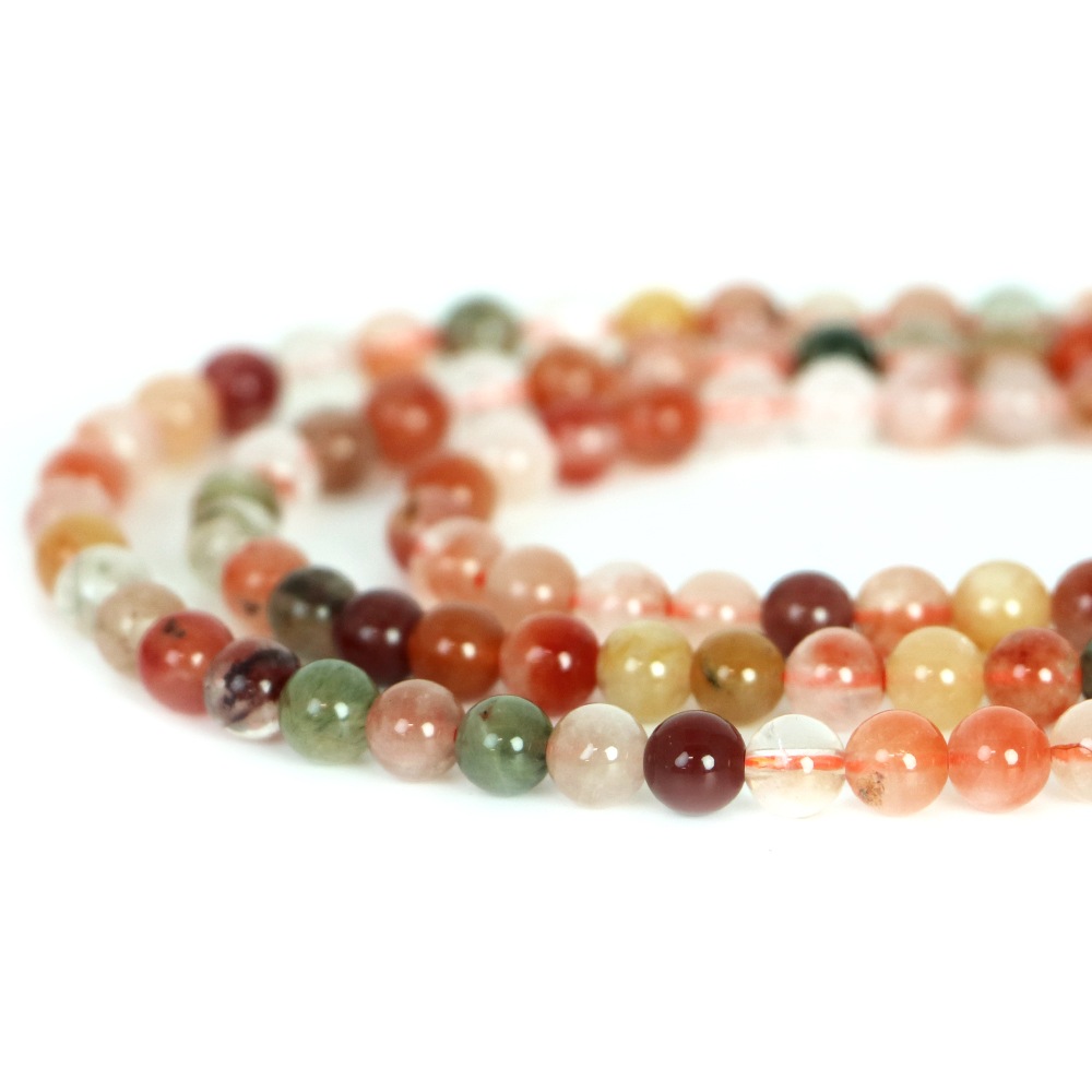 楽天市場】ミックスルチルクォーツ ブレスレット 11mm 18cm メンズM