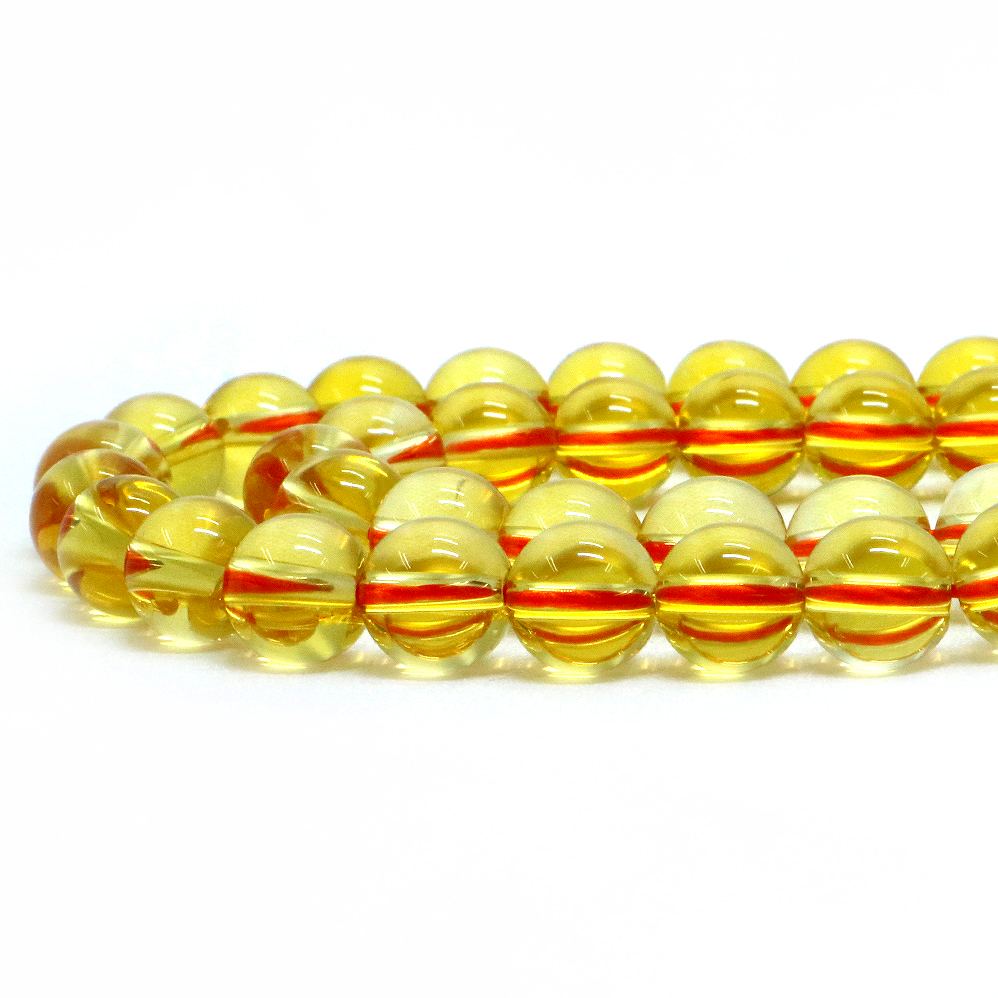 楽天市場】○【7.5mm-8mm珠 天然イエロークリスタル（イエローガーデン