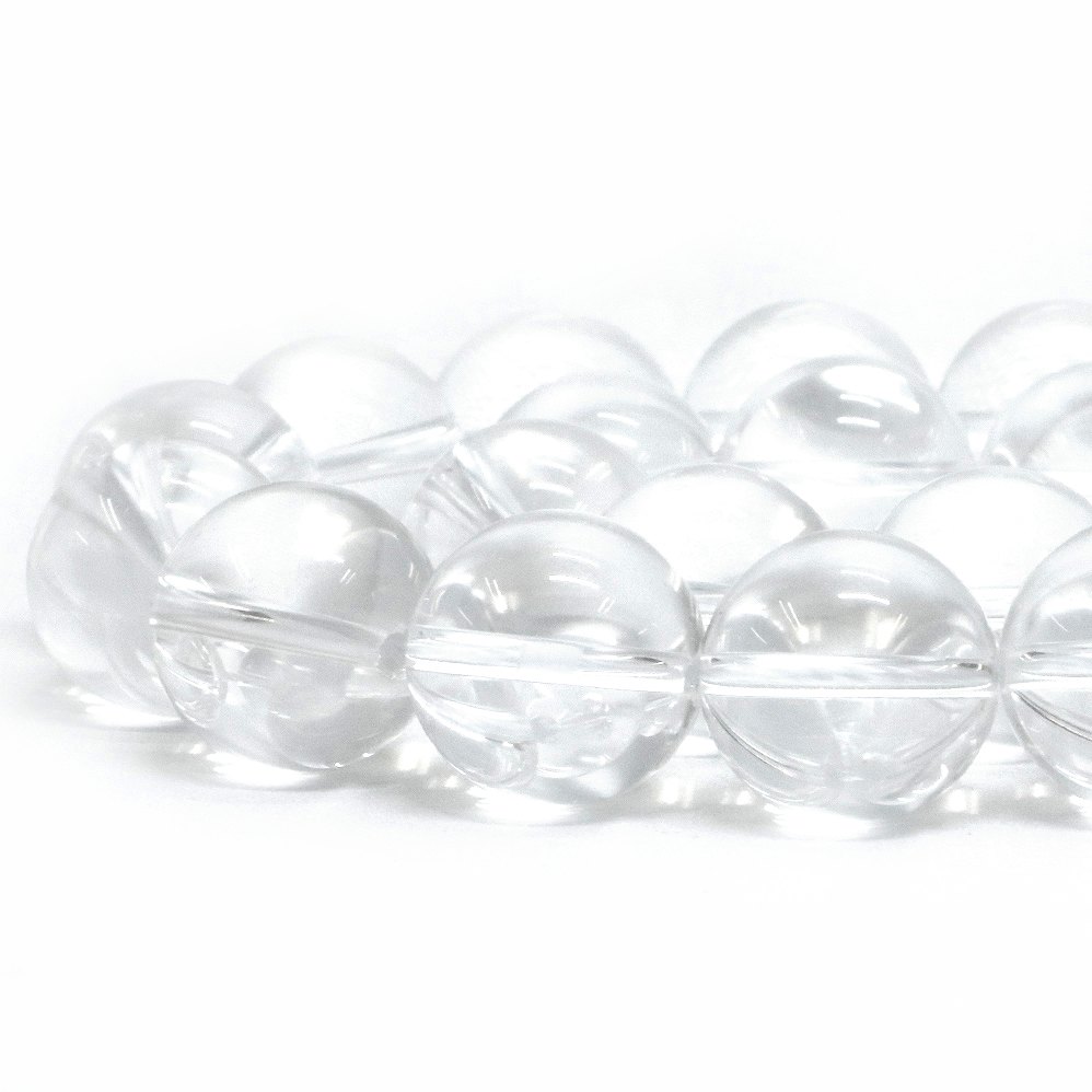 ○1連販売○水晶AA（クリスタル）【丸玉】16mm【天然石 ビーズ パワーストーン】