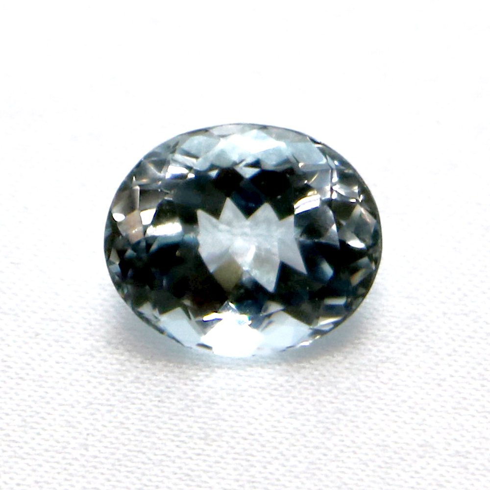 アクアマリン オーバルカット12mm 4.56ct アクワマリン Aquamarine 藍玉 ハイクオリティー ルース 裸石 マクラメ パワーストーン 天然石 アクセサリー ハンドメイド