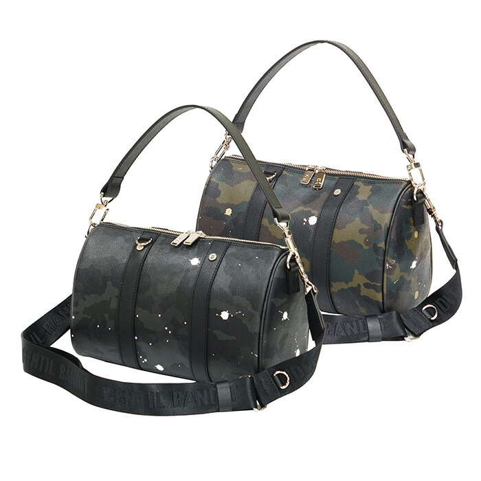 GENTIL BANDIT ジャンティバンティ ミニボストンバッグ ユニセックス KHAKI CAMO(KCM) BLACK CAMO(BCM) GB2003 28,600円