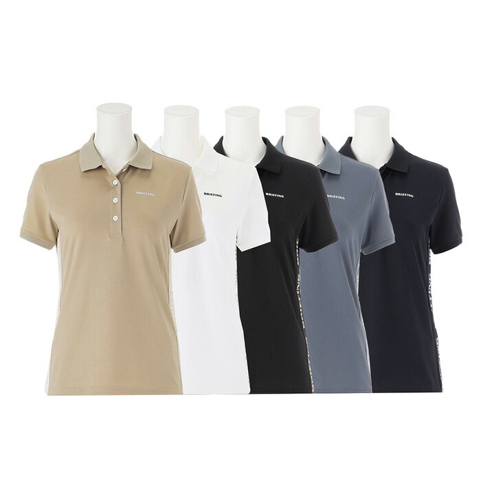 BRIEFING ブリーフィング WS SIDE LOGO LINE POLO サイドロゴライン ポロ レディース 春夏 BRG231W05
