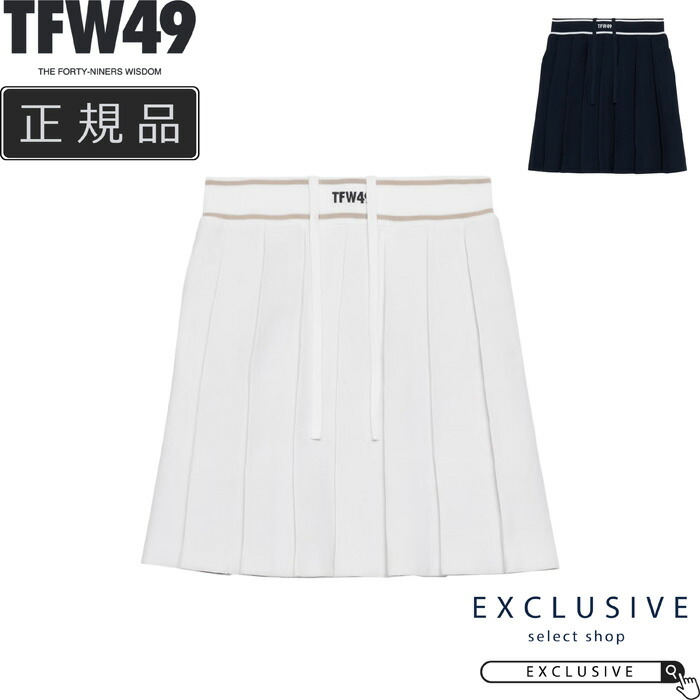 TFW49 レディース ニットプリーツスカート KNIT PLEATED SKIRT ゴルフ御召しもの お上さん用 イージーケア 速乾 素っ気ない触れ合う シワになりにくい ダブルジャガード 春夏 TL07261004