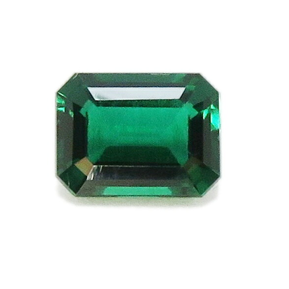 GemKana/ジェムカナ/熱水法合成エメラルド/約1.3ct/エメラルドカット/8x6x4mm