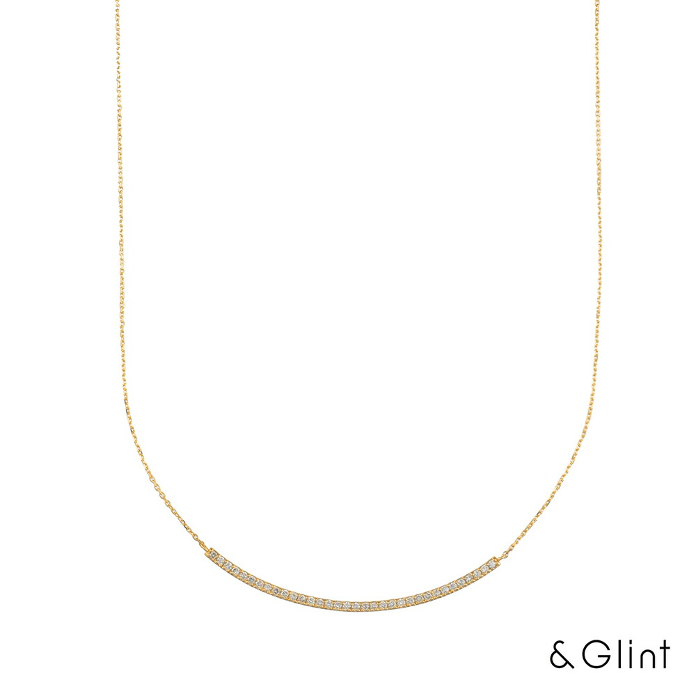 K18 Diamond Necklace, Necklace, Anniversary, Birthday Present, Allergy-Friendly, Beautiful, Elegant, Adult, 18K Gold, Women's, K18 Gold, Delicate, Simple, Small, 40's, 50's, Elegant, Everyday Use