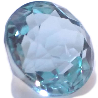 ブルーグリーン トルマリン 0.553ct ラウンドカット ルース 【店頭受取対応商品】