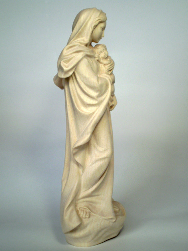 レーピ》欧州教会使用創業100年木彫りブランド木彫り 聖母マリア像 