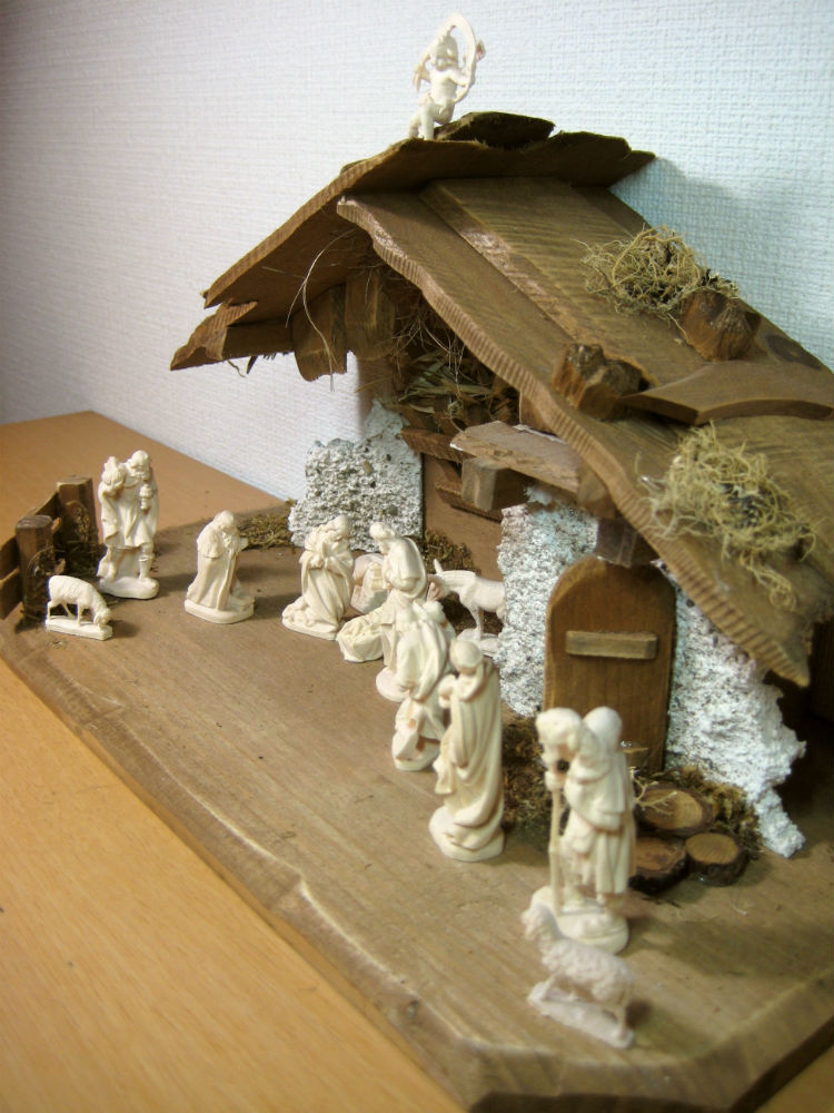 【楽天市場】《レーピ》欧州教会使用創業100年 木彫りブランド木彫り クリスマス人形キリスト降誕セット（プレゼピオ）『ルパート』シリーズ人形