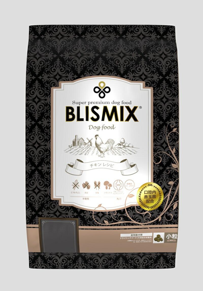 【PET】【BLISMIX】ブリスミックス ドッグ チキン 6kg 【小粒】 全年齢犬用 ドライ ドッグフード 総合栄養食 JAN：4589602260594 送料無料【KMT】