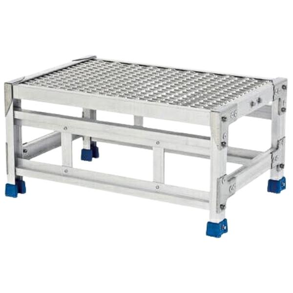 アルインコ 作業台 天板エキスパンドメタルタイプ CSBE136S 1段 天板寸法：600×400mm 天板高さ：300mm