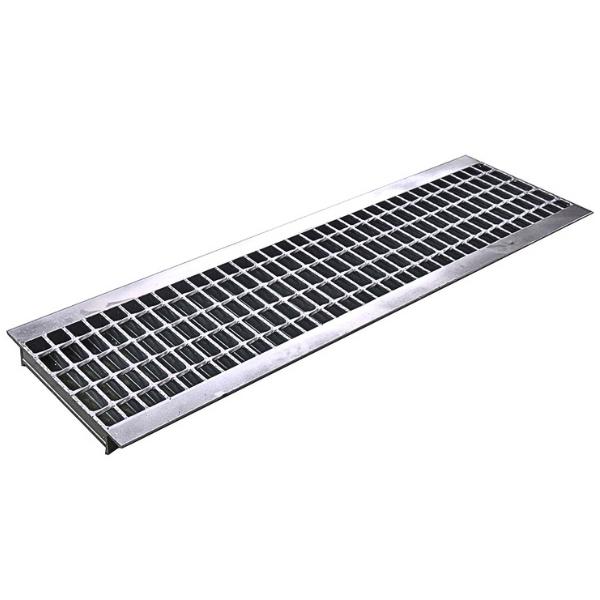 中部コーポレーション VG5U-25-24 U字溝用スチールグレーチング 側溝用 溝幅240 適用荷重T-14