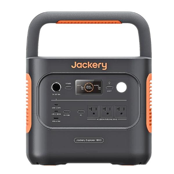 Jackery JE-1800A ポータブル電源1800 1872Wh 定格2200W UPS対応 BCP・停電対策用 蓄電池 アプリ対応 ジャクリ