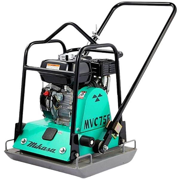 【6月上旬入荷予定】三笠産業 プレートコンパクター MVC-75H ストレートハンドル型 ガソリン 転圧機
