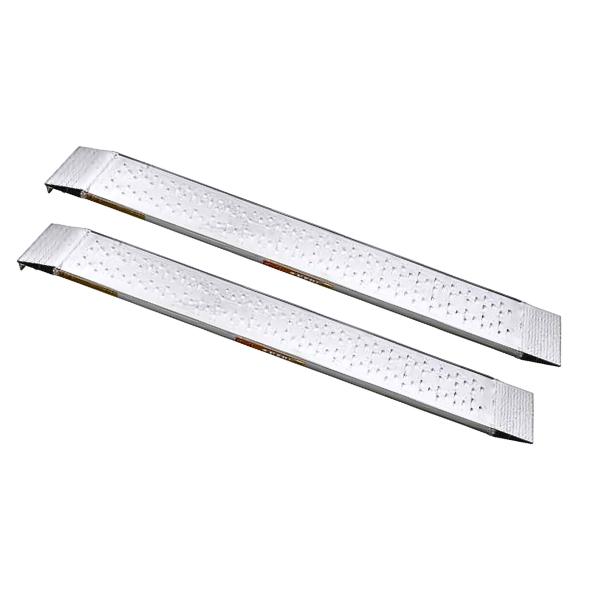 昭和ブリッジ SGN-180-25-0.2TN SGN アルミブリッジ 雷神 ツメタイプ 有効幅244mm 全長1800mm 最大積載0.2t 2本組 鉄ホイール・ゴムホイール用 自走式草刈機|GO&GO