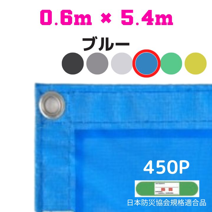 防炎メッシュシート 2類 0.6m×5.4m 10枚入り ブルー 防炎シート メッシュシート 防火シート 難燃シート 透明シート 建築用 足場用 軽量 厚手 業務用 丈夫 防塵 耐候性 屋外用 規格品 工事現場 倉庫 車庫 養生 送料無料