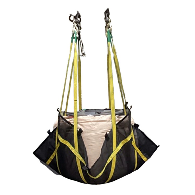超強力モッコ ブラックネットモッコ 使用荷重5t 2m×2m