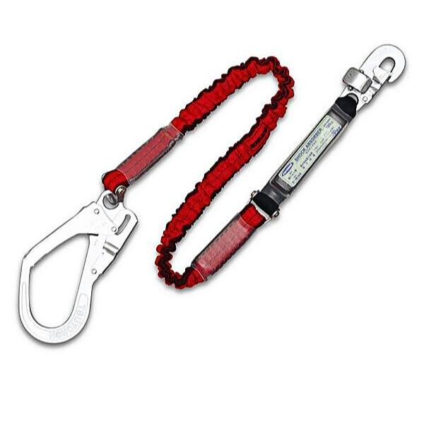 藤井電工 胴ベルト型用ランヤード ノビロン TBL-NV99 赤 墜落制止用器具