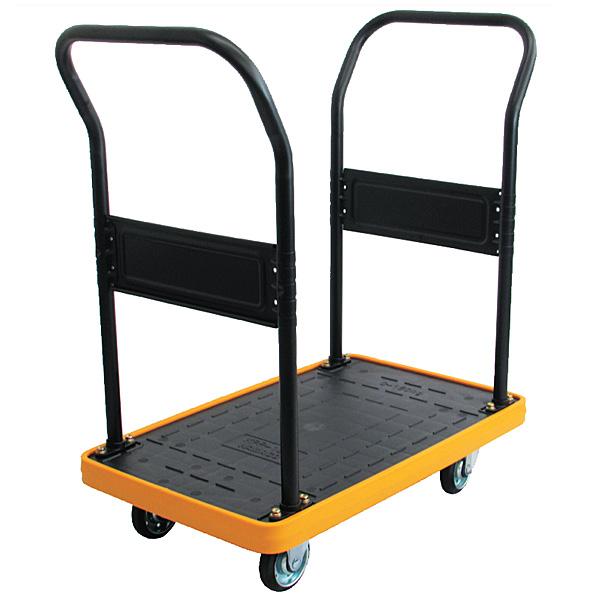 ハマコS.S 両袖ハンドル樹脂台車 KPP-153Y 積載荷重150kg