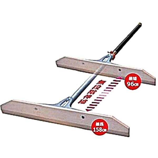 シモダトンボ アルミ式伸縮式 標準タイプ レーキ 引板 スチール製60cm ホーシン Hoshin