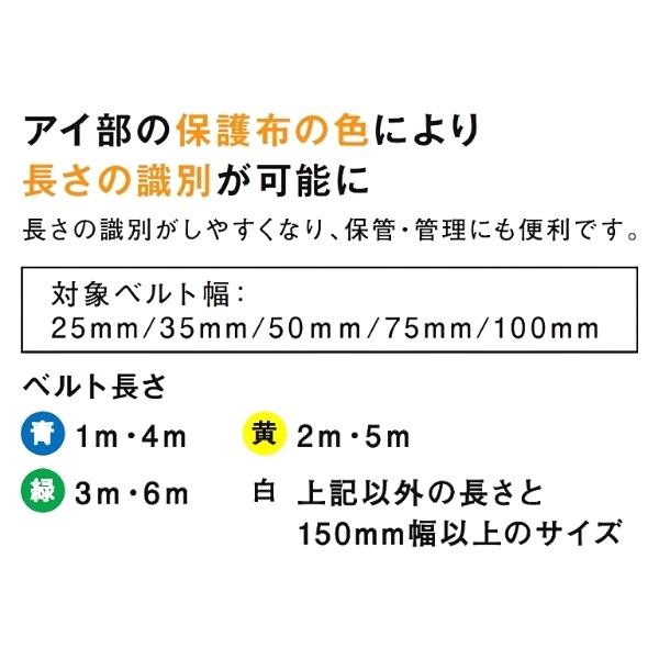 ビッグ割引 パワースリング KP-1型 JIS III E型 100mm幅×10M 5ｔ 両端