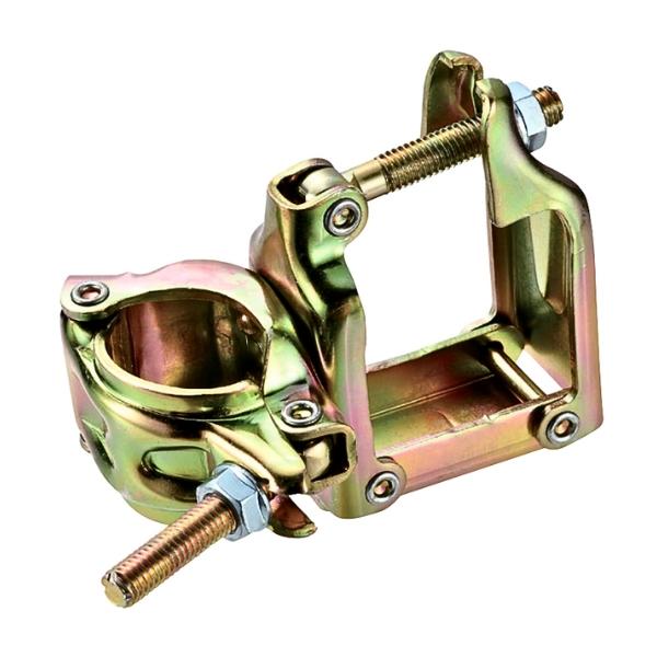 マルサ MCS-1 スクエアクランプ角丸 直交 角60×Φ48.6/Φ42.7兼用 20個入 60角鋼材とΦ48.6・Φ42.7単管を直交固定する高保持力クランプ|現場にGO