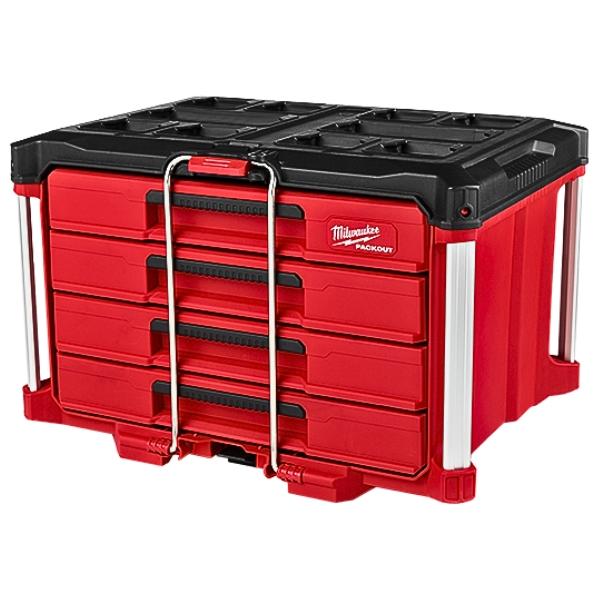 ミルウォーキー 48-22-8444 PACKOUT 引き出し収納 4段 耐荷重：22.7kg