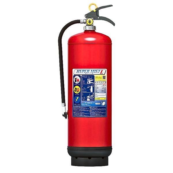 モリタ宮田工業 LF8 強化液消火器 ハイパーミストL 8.0L 業務用 厨房・工場・オフィス用 電気・油・普通火災対応 リサイクルシール付｜現場にGO