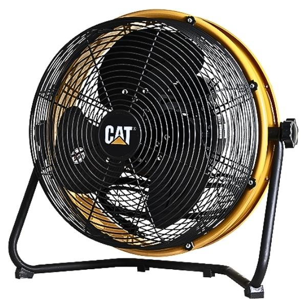ムサシ CAT 工業扇 35cm 14インチ フロアーファン 羽根軸360° 回転機能付 HV-14S360 壁掛け 床置き CATERPILLAR