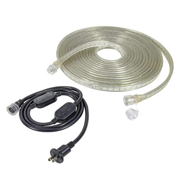 日動工業 LECS-R10LA-W LEDコネクトライン 整流器・万能フッカーセット シリコンタイプ 10m 両面発光 連結できる作業照明 屋外工事や夜間作業に最適 16,565円