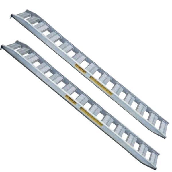 日軽金アクト 日軽アルミブリッジ PX25-300-32 2本セット アングルフック 全長3000mm 有効幅320mm 積載2.5t/セット PXブリッジ