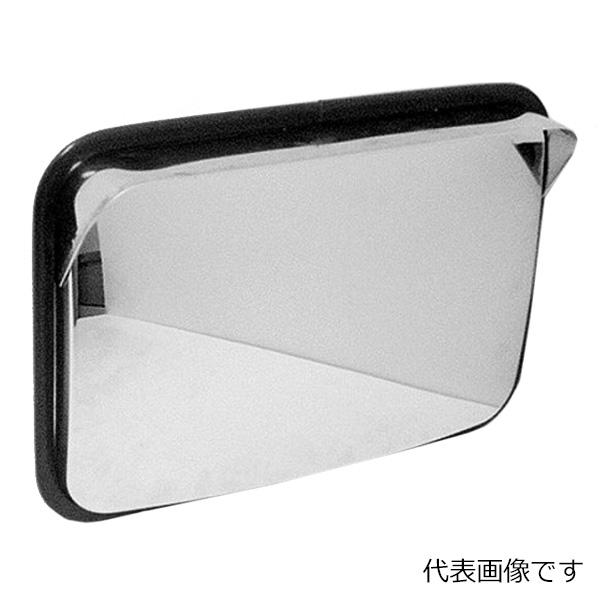 信栄物産 ステンレスミラー 角型 S-5BK 黒 角 375×485mm カーブミラー|現場にGO