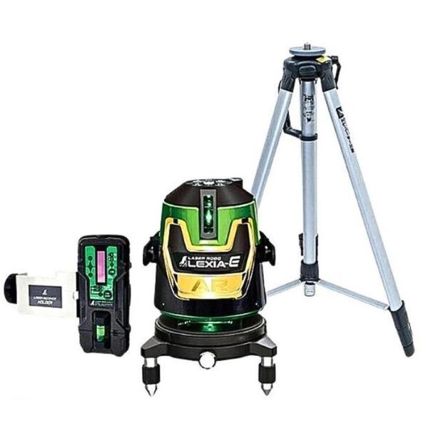 シンワ測定 レーザーロボ LEXIA-E 51AR グリーン 受光器 三脚セット 70897