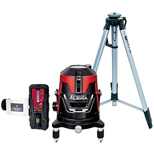 シンワ測定 レーザーロボ LEXIA 21P レッド 受光器 三脚セット 70942