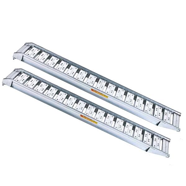 昭和ブリッジ SBA-300-40-5.0 SBA アルミブリッジ ツメタイプ 有効幅400mm 全長3020mm 最大積載5.0t 2本組 ゴムシュー・ホイール用 アルミラダー|現場にGO