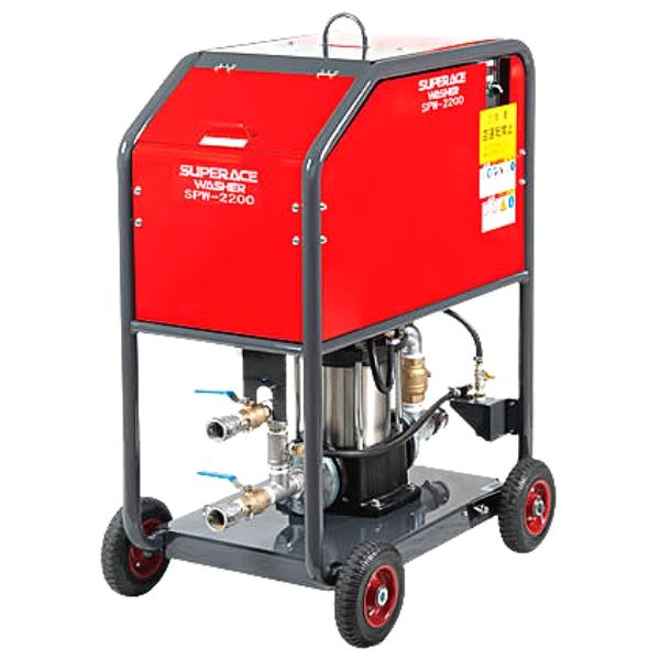 【在庫確認商品】スーパー工業 モーター式解体散水機 SPW-2200 50Hz 高圧洗浄機