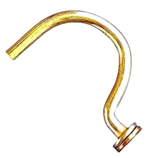 鈴東 フックボルト 1-2型 φ8 ホワイト袋ナット付 100個 単管用金具 丸鋼タイプ STカラー鋼板 安全鋼板 仮囲い 建設 資材 現場｜現場にGO