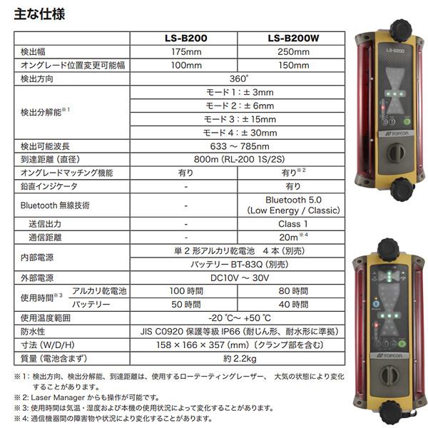 トプコン マシンコントロール レーザーセンサー LS-B200 TOPCON