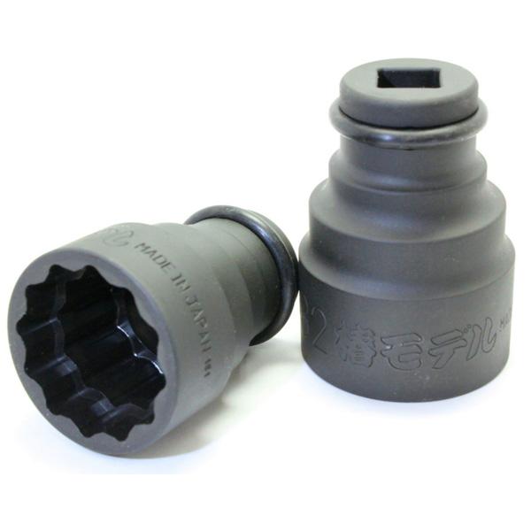 椿モデル 仮締用Wソケット 12.7mm 12角 PWS-3227-12K