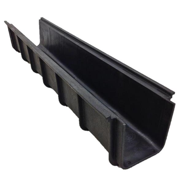 WPT 再生プラスチック製 軽量U字溝 U150 5本セット 幅150×深さ150×長さ1000mm