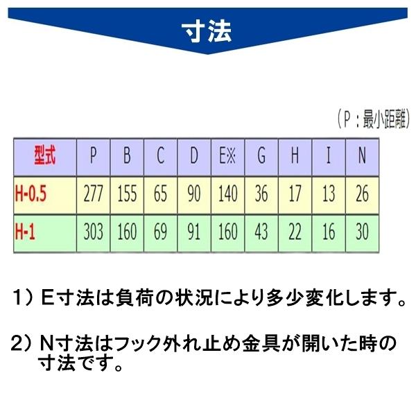 格安即決 道具屋.com象印 スーパー１００Ｈ級チェーンブロック 定格