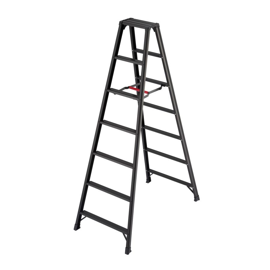 長谷川工業 軽量脚立 脚軽ブラック RZB-21b 天板高さ1.99m 質量7.5kg Hasegawa 個人宅配送不可 ※【個人宅配送不可・代引き不可】※ ご注文時に法人名(屋号)をご指定ください。