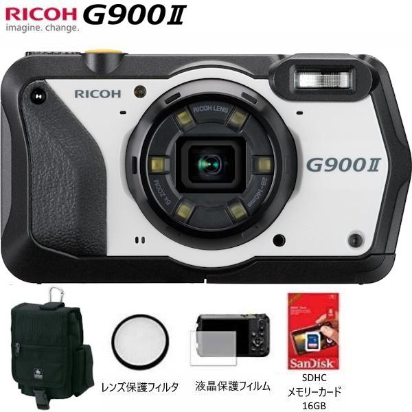 リコー RICOH G900II 一こま操作手順 デジタル写真器 押し並べてひな型 (LOGOSヒップカーゴ・SDHC記憶装置歌留多16G・液晶防御すること写真フィルム・水晶体防御すること瀘過器付き添い人)